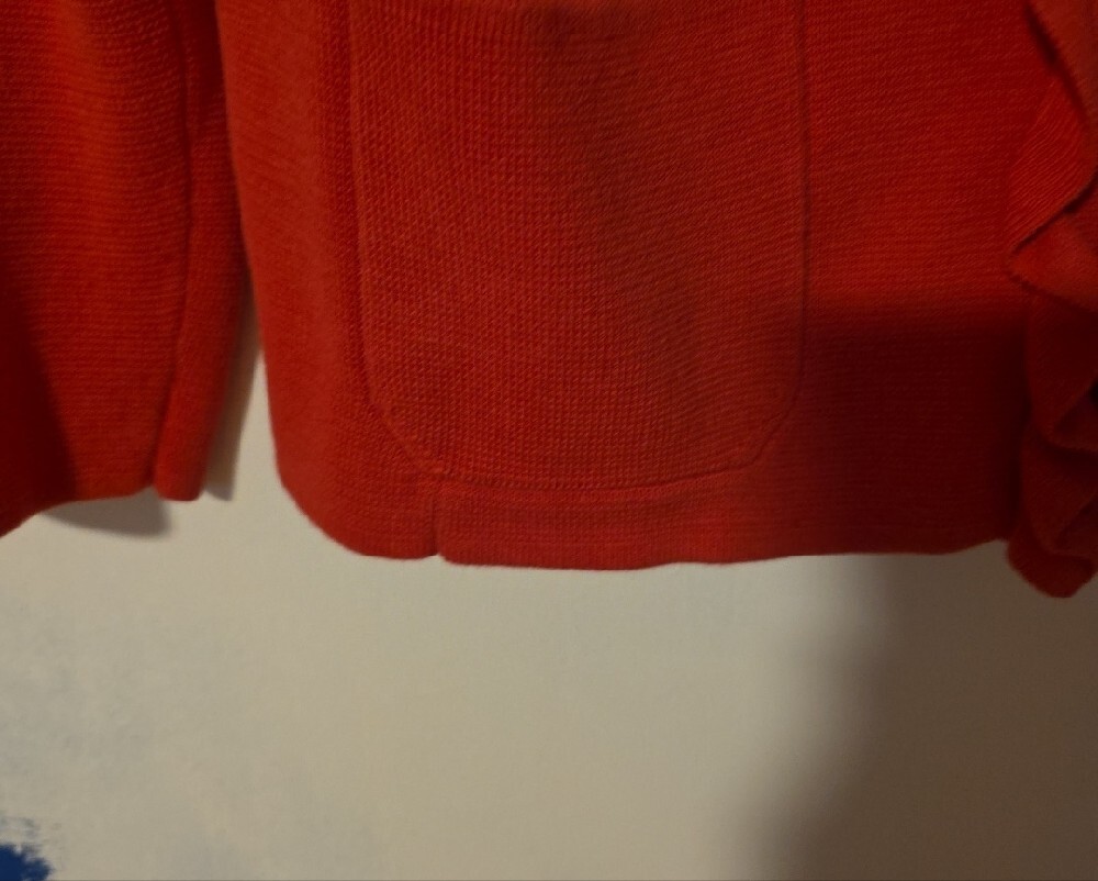 Talbots Ruffle-Front Crewneck Sweater - Picture 6 of 8